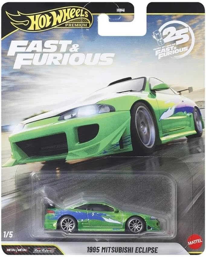 Mattel Hot Wheels Premium Fast & Furious 25.yıl 995 Mitsubishi Eclips