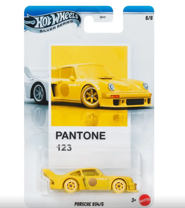 Mattel Hot Wheels Silver Series Pantone Porsche 934/5 Yellow