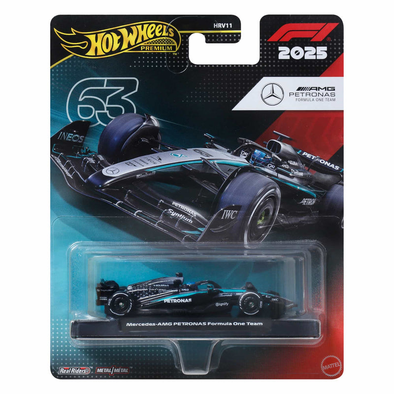 Mattel Hot Wheels Premium Formula 1 Yarış Arabası - Mercedes-Amg Petronas  (#63)
