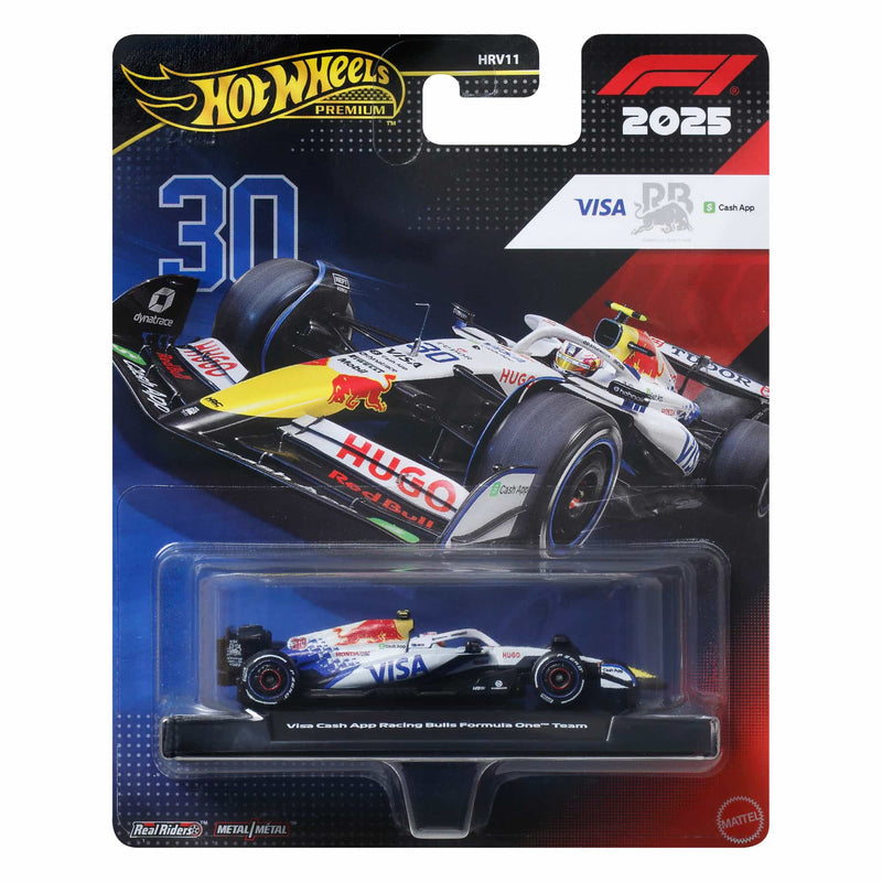 Mattel Hot Wheels Premium Formula 1 Yarış Arabası - Visa Cash App Racing Bulls Formula One Team (#30)