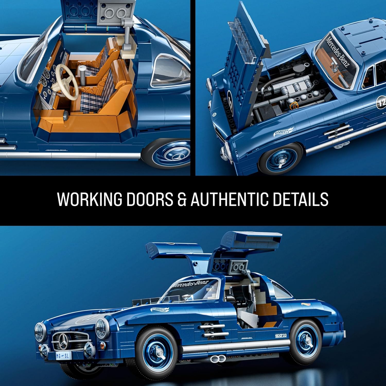 ミニカー Hot Wheels Mercedes-Benz 300 SL Mattel Mega Hotwheels Mercedes-Benz 300 SL — Nita Toys