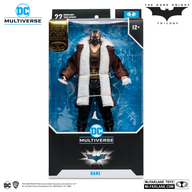 McFarlane Toys- Batman 7' The Dark Knight Trilogy Trench Coat Bane Gold Label Aksiyon Figürü