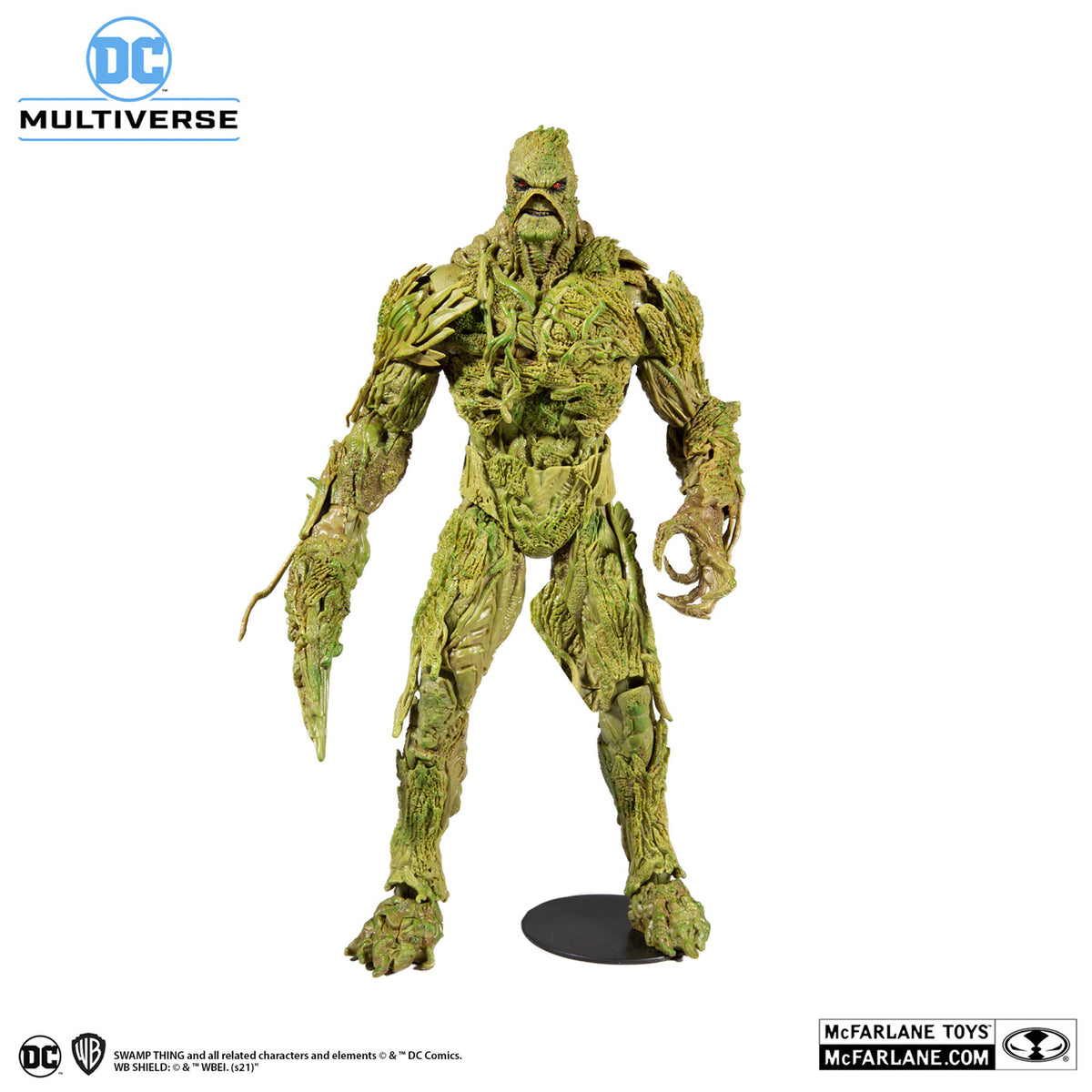 McFarlane Toys - DC Multiverse Swamp Thing (Planet Rann) Mega Figura Da Collezione 22 Cm - 6
