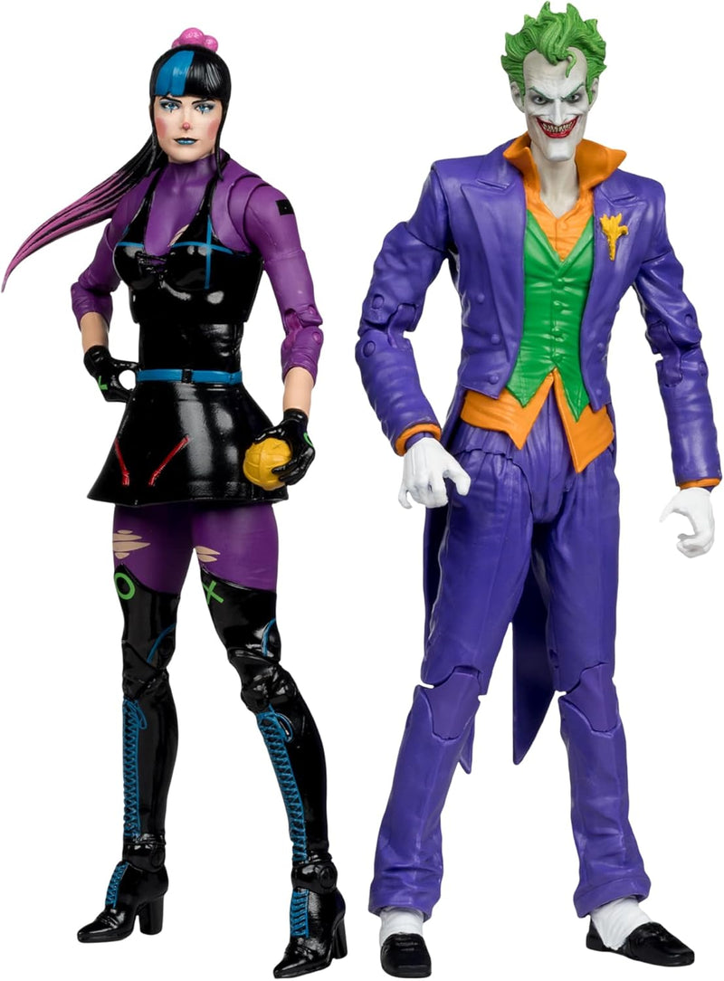 McFarlane Toys - DC Multiverse The Joker & Punchline 7' Action Figure 2 li Paket