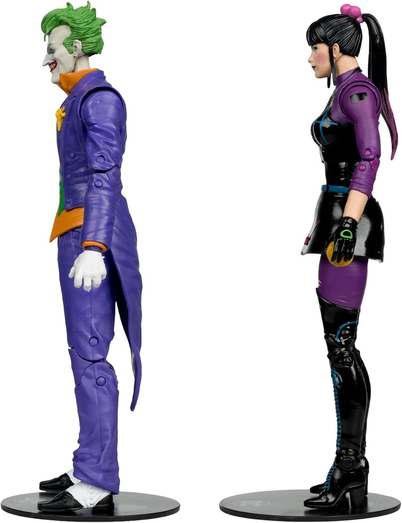 McFarlane Toys - DC Multiverse The Joker & Punchline 7' Action Figure 2 li Paket