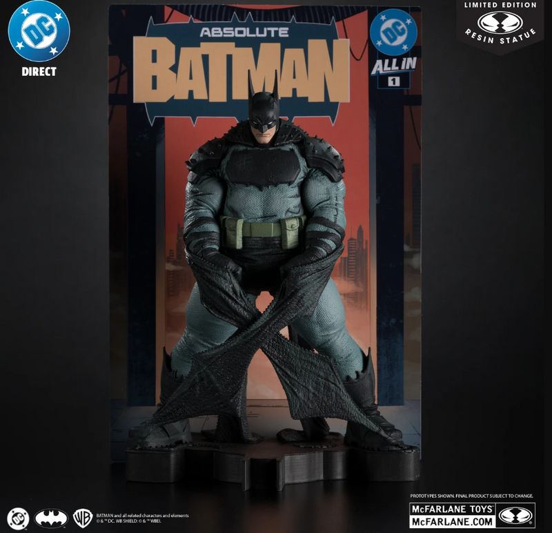 Mcfarlane Toys DC Nick Dragotta imzalı Absolute Batman Reçine Heykeli