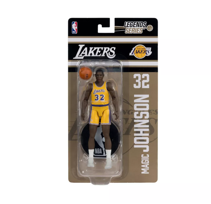 McFarlane Magic Johnson NBA 6" Aksiyon Figür (Legend Series) - görsel 8