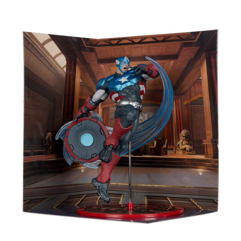 Mcfarlane Toys- Marvel Rivals Captain America 1:10 Scale Collectible