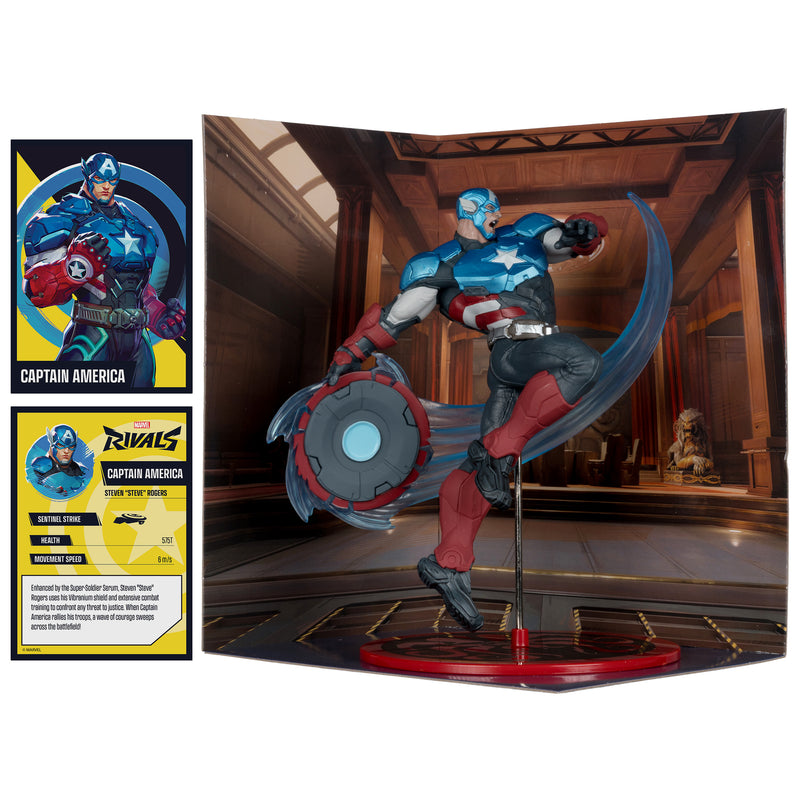 Mcfarlane Toys- Marvel Rivals Captain America 1:10 Scale Collectible
