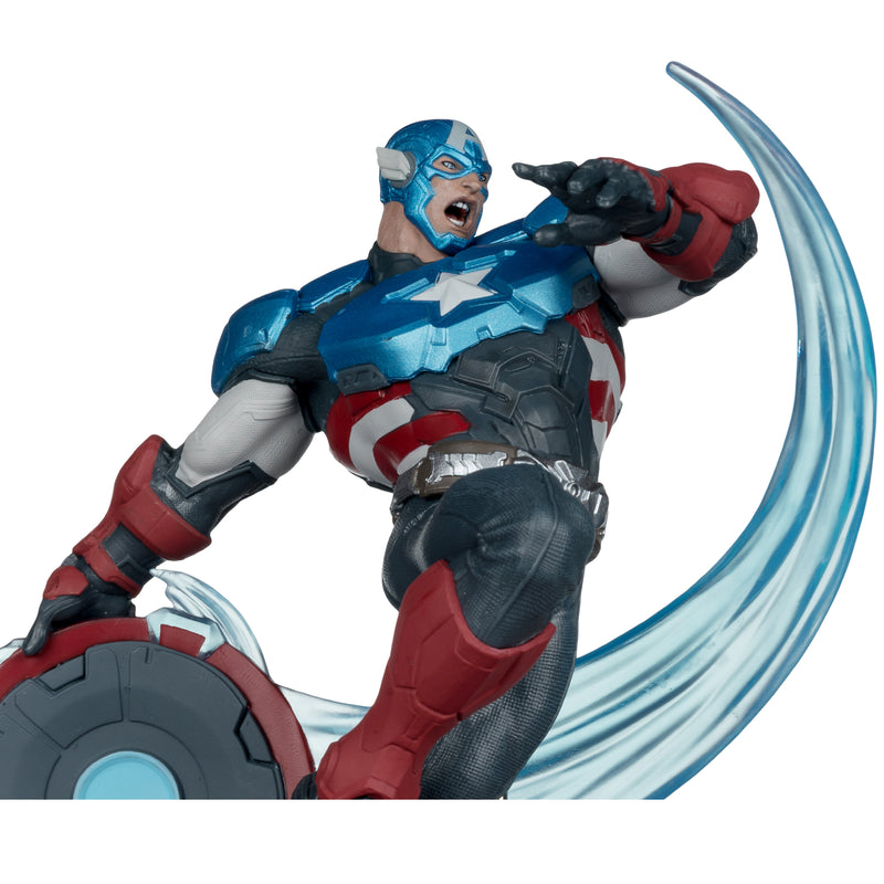 Mcfarlane Toys- Marvel Rivals Captain America 1:10 Scale Collectible
