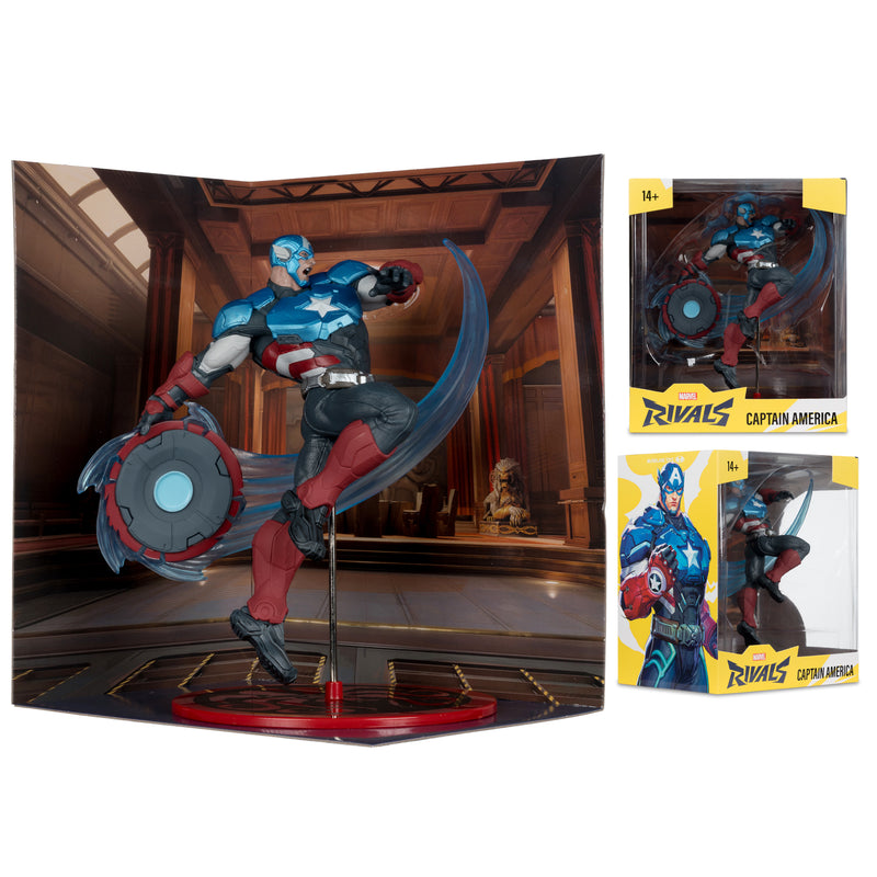 Mcfarlane Toys- Marvel Rivals Captain America 1:10 Scale Collectible