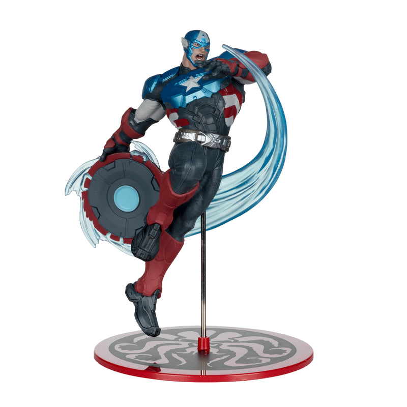 Mcfarlane Toys- Marvel Rivals Captain America 1:10 Scale Collectible