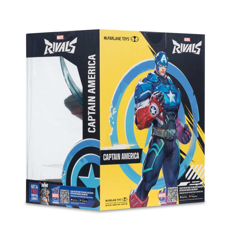 Mcfarlane Toys- Marvel Rivals Captain America 1:10 Scale Collectible
