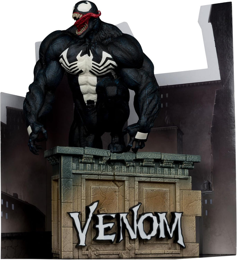 McFarlane Toys - Marvel Venom 1-6th Scale Collectible with Scene & Comic