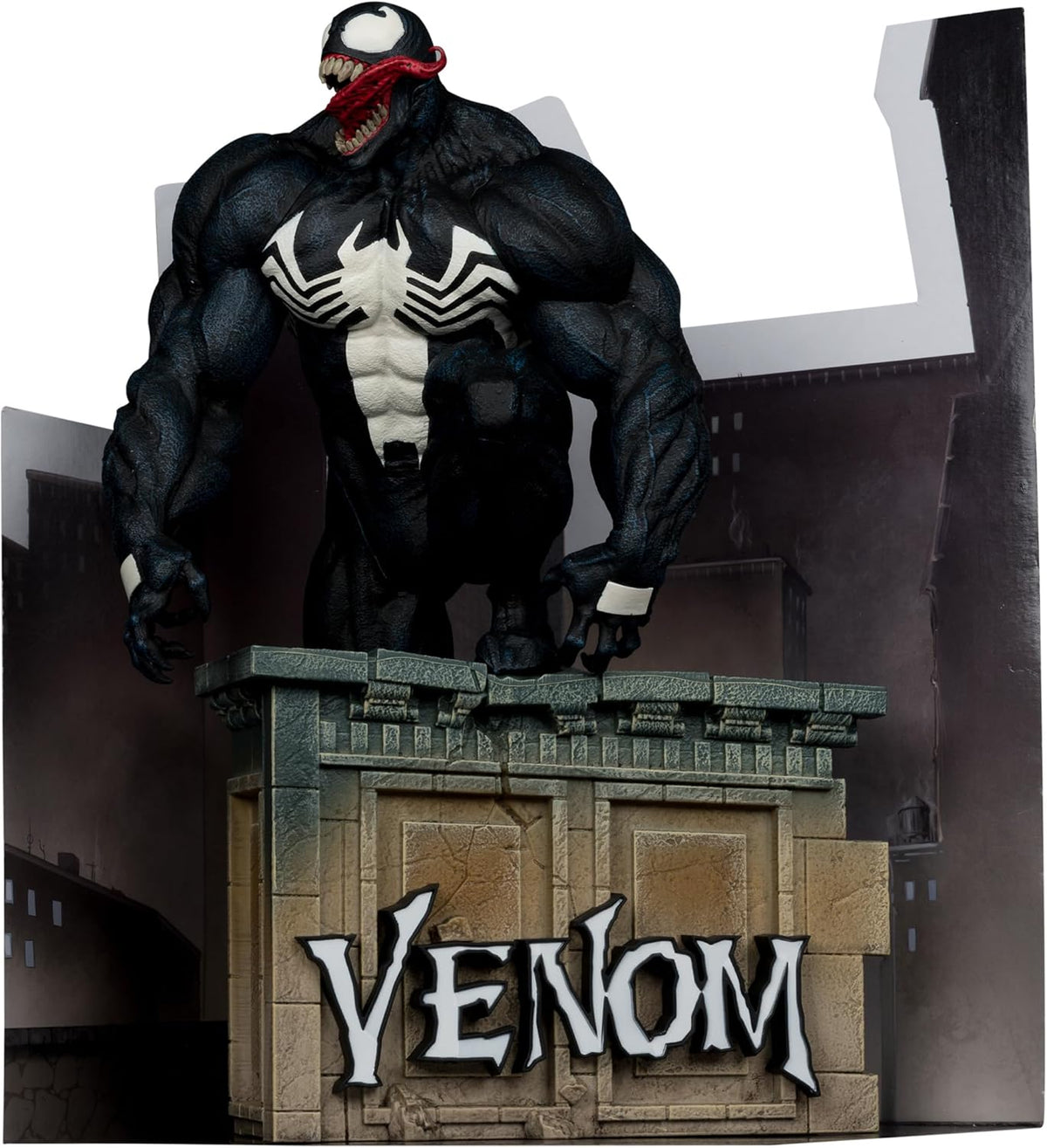 McFarlane Toys - Marvel Venom 1-6th Scale Collectible with Scene