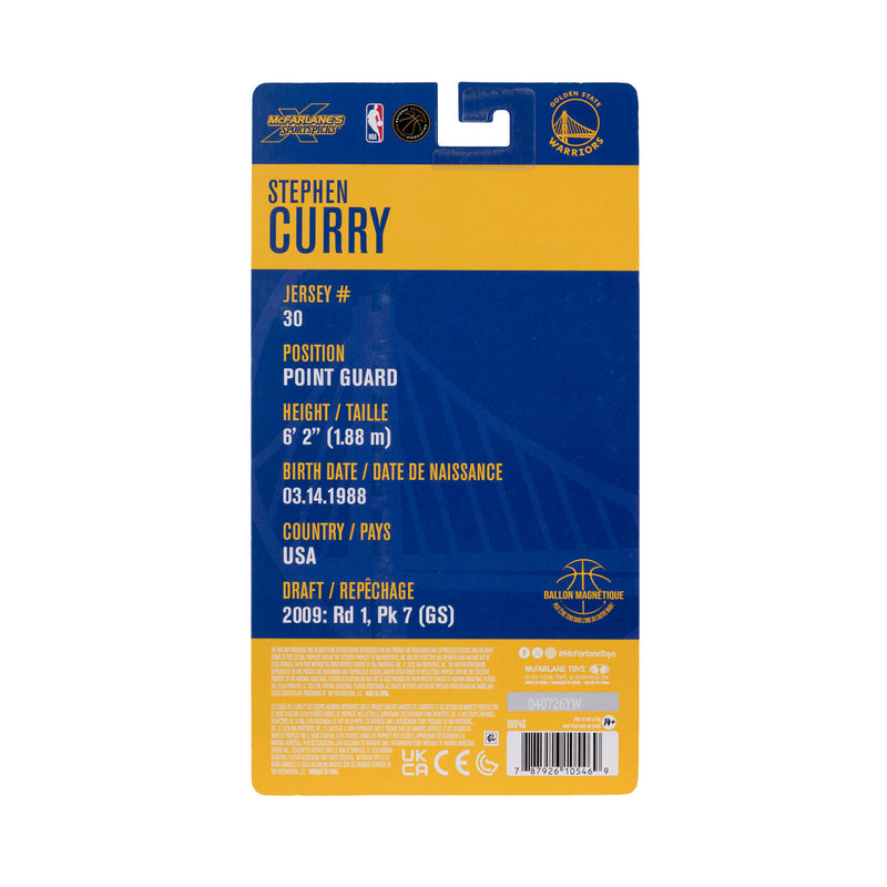 Mcfarlane Toys NBA Stephen Curry 6' Eklemli Figür (Golden State Warriors)