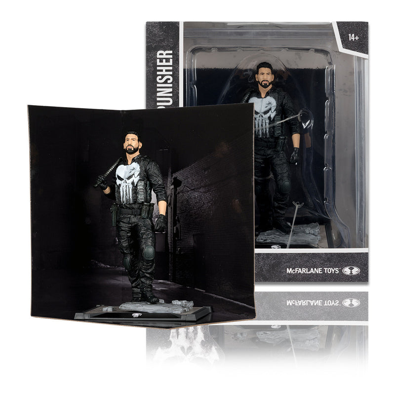 Mcfarlane Toys Punisher (Marvel Studios: Spider-Man Brand New Day) 1:10 Ölçekli Koleksiyonluk Figür