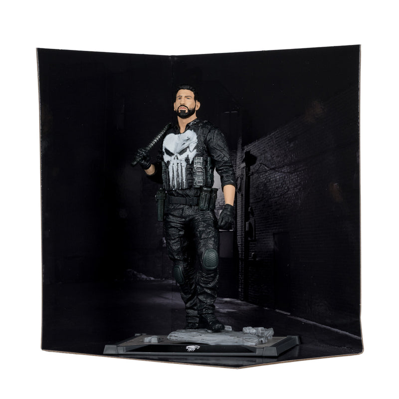 Mcfarlane Toys Punisher (Marvel Studios: Spider-Man Brand New Day) 1:10 Ölçekli Koleksiyonluk Figür