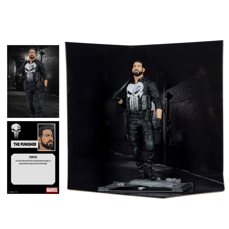 Mcfarlane Toys Punisher (Marvel Studios: Spider-Man Brand New Day) 1:10 Ölçekli Koleksiyonluk Figür