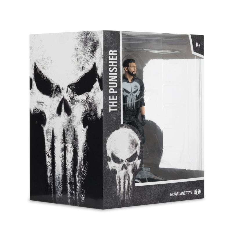 Mcfarlane Toys Punisher (Marvel Studios: Spider-Man Brand New Day) 1:10 Ölçekli Koleksiyonluk Figür