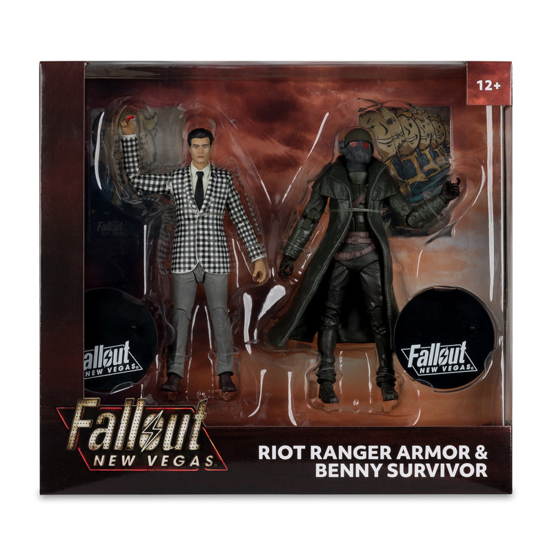 Mcfarlane Toys - Riot Ranger Armor & Benny (Fallout New Vegas) 2'li Paket 7' Figure