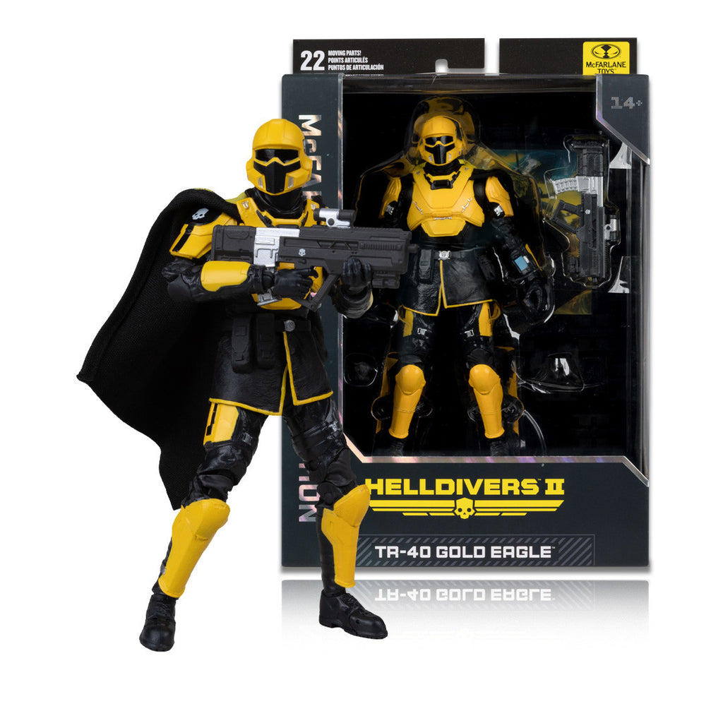 Mcfarlane Toys T4-40 Gold Eagle (Helldivers II) 18 cm Figür