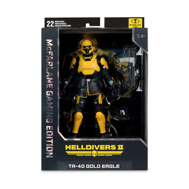 Mcfarlane Toys T4-40 Gold Eagle (Helldivers II) 7'  Figür (Gaming Edition)
