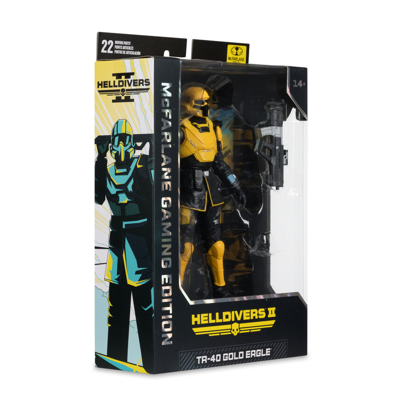 Mcfarlane Toys T4-40 Gold Eagle (Helldivers II) 7'  Figür (Gaming Edition)
