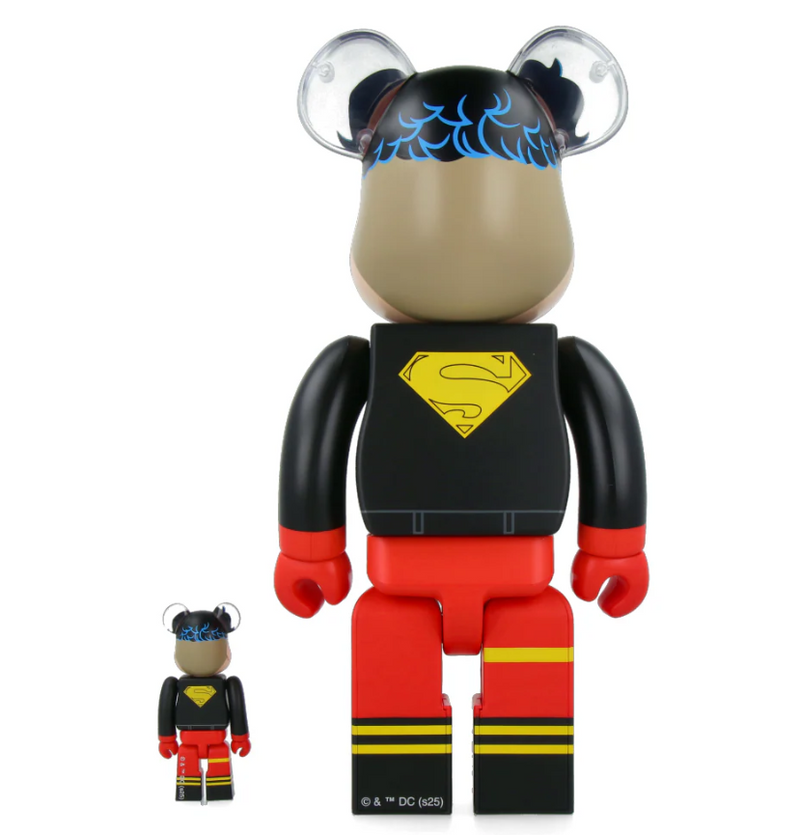 Medicom Toy Bearbrick DC Superboy 100% & 400% Figürü