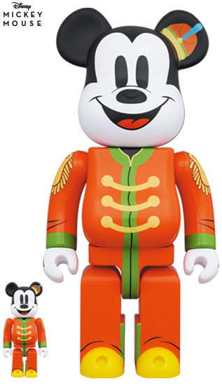 Medicom Toy Bearbrick Disney- Mickey Mouse 'The Band Concert' 100％ & 400％ Figürü