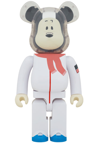Medicom Toy Bearbrick Peanuts- Astronaut Snoopy 1000% Figürü