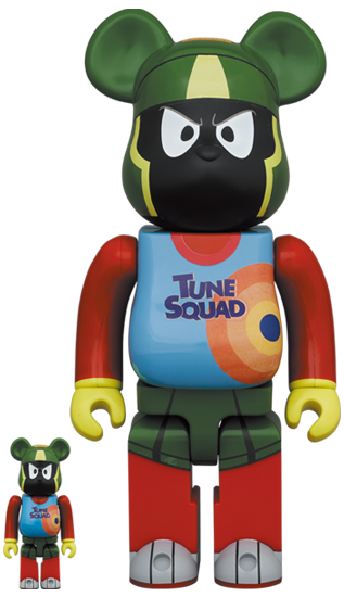 Medicom Toy Bearbrick  Warner Bross - Marvin the Martian  100% & 400% Figürü