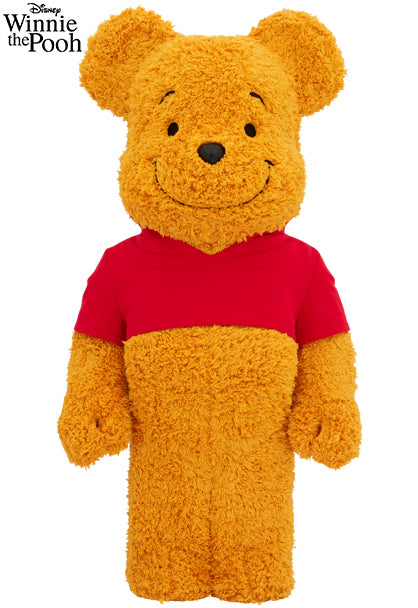 Medicom Toy Bearbrick - Winnie the Pooh Costume Ver(Pile Fabric)1000% Figürü