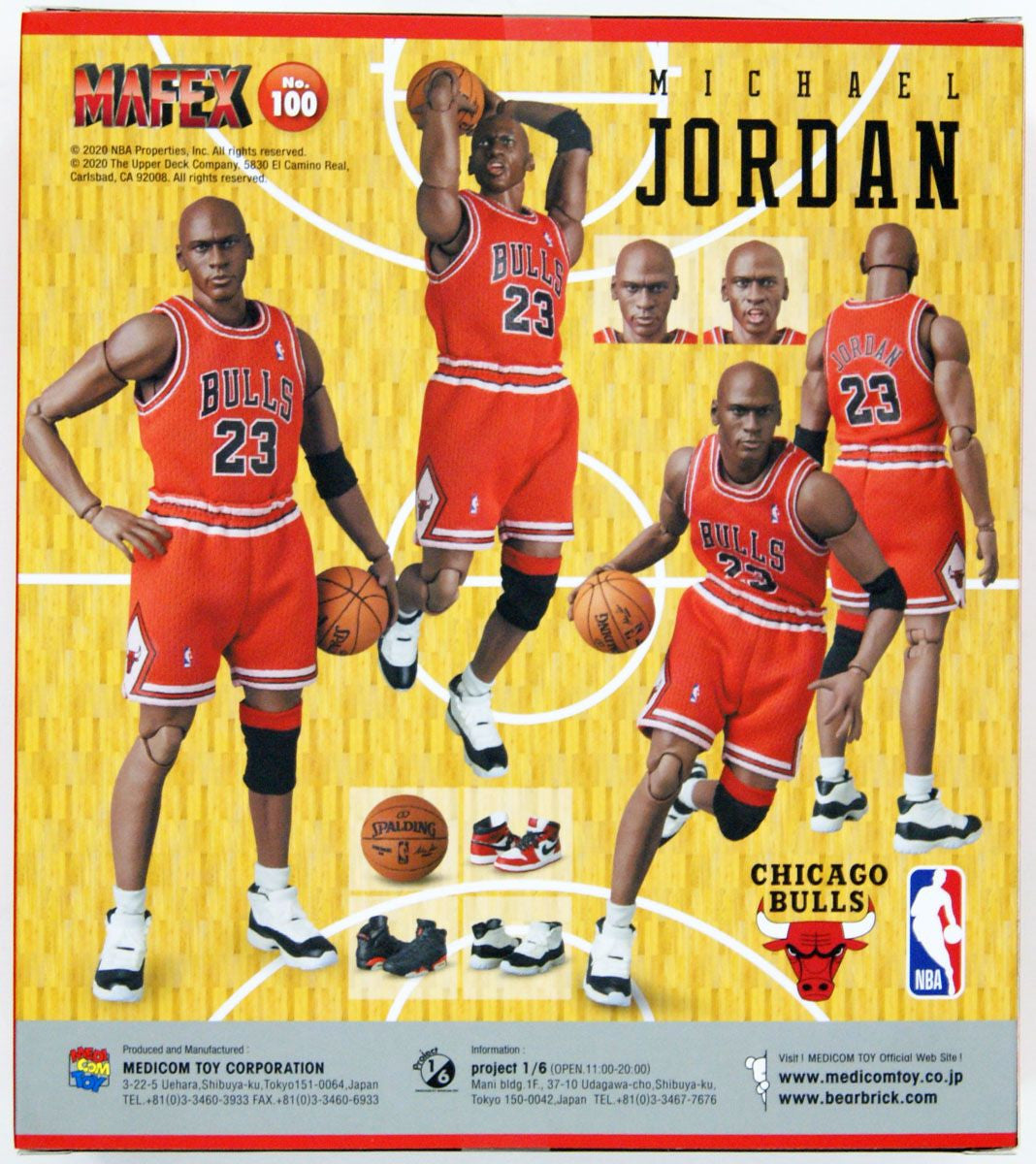 Medicom Toy Mafex- Michael Jordan (Chicago Bulls) Aksiyon Figür