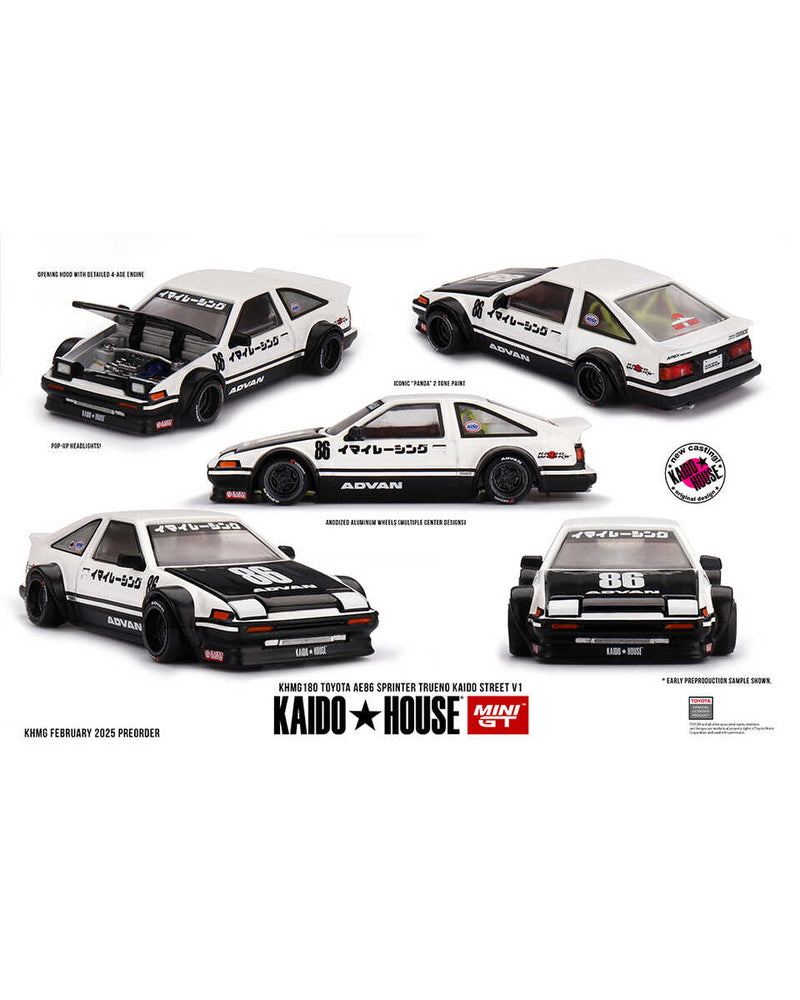 Mini GT 1/64 180 TOYOTA SPINTER TRUENO KAIDO STREET