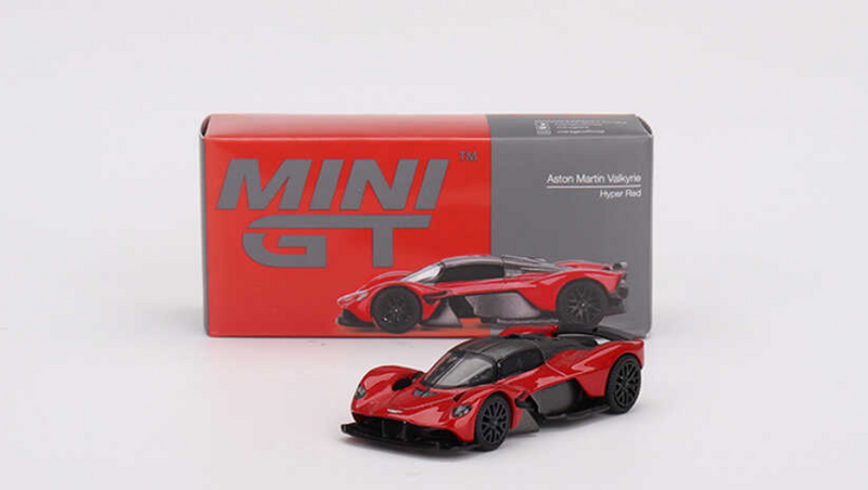 Mini Gt 1/64 ASTON MARTIN VALKYRINE HYPER RED