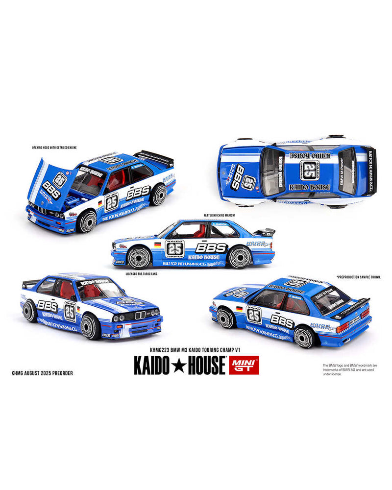 Mini GT 1/64 BMW M3 KAIDO TOURING CHAMP V1