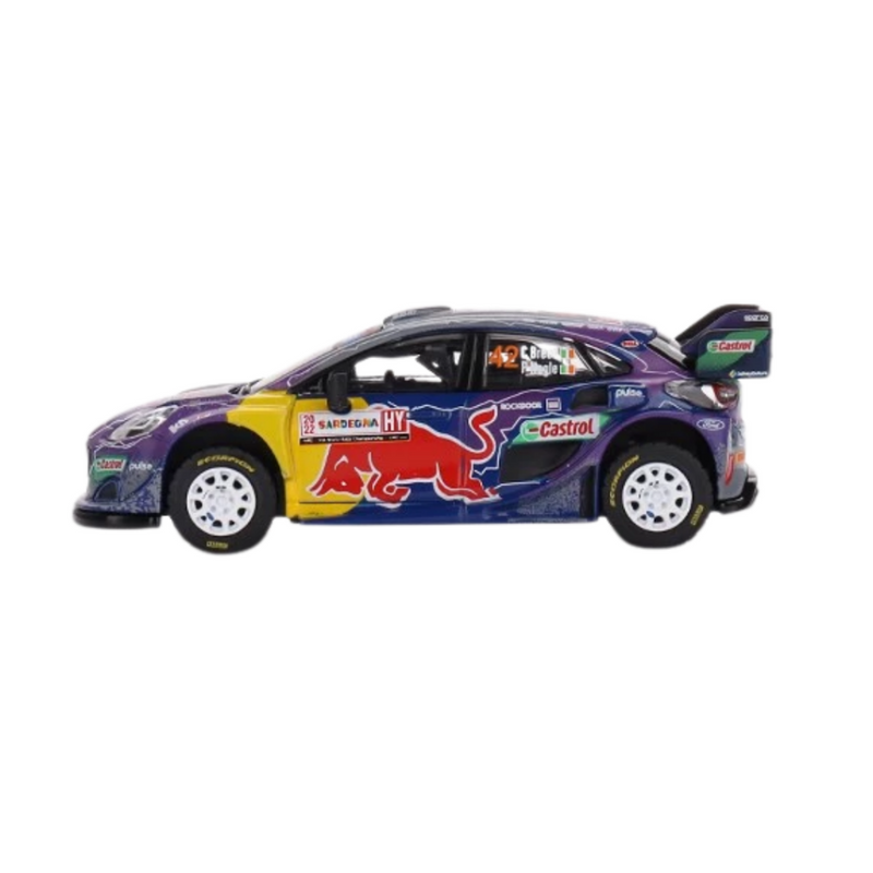 Mini GT 1/64 Ford Puma Rally1 M-Sport Ford WRT 2022 Rally Italia Sardegna Place