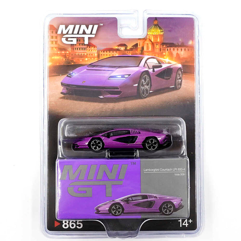 Mini GT 1/64 LAMBORGHINI COUNTACH LP 800 4 VIOLA 30
