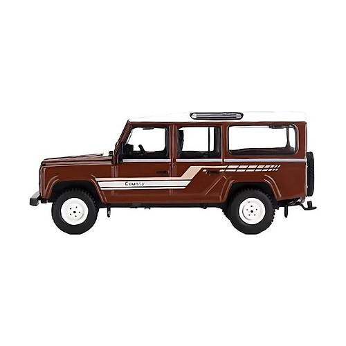 Mini GT 1/64 Land Rover Defender 110 1985 County Station Wagon Russet Brown