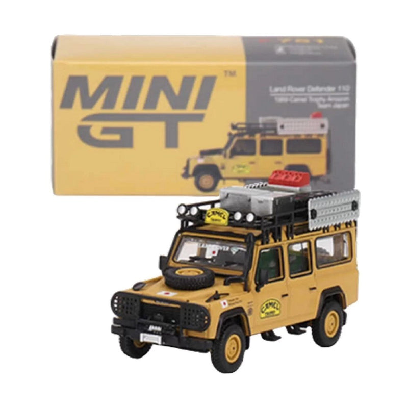 Mini Gt 1/64 LAND ROVER DEFENDER 1989 CAMEL TROPHY