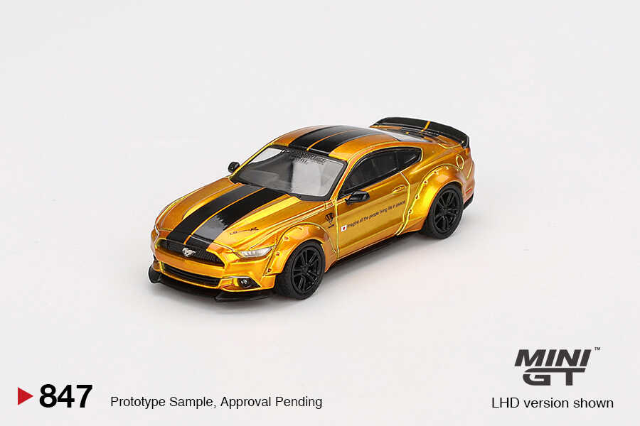 Mini GT 1/64 LB-WORKS FORD MUSTANG LB GOLD — Nita Toys