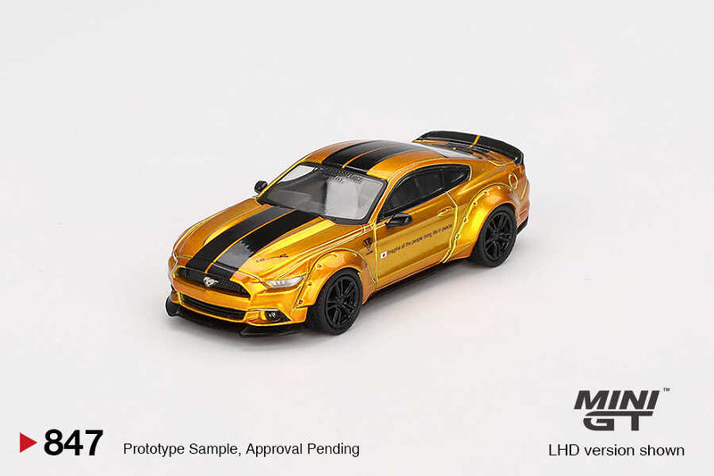 Mini GT 1/64 LB-WORKS FORD MUSTANG LB GOLD