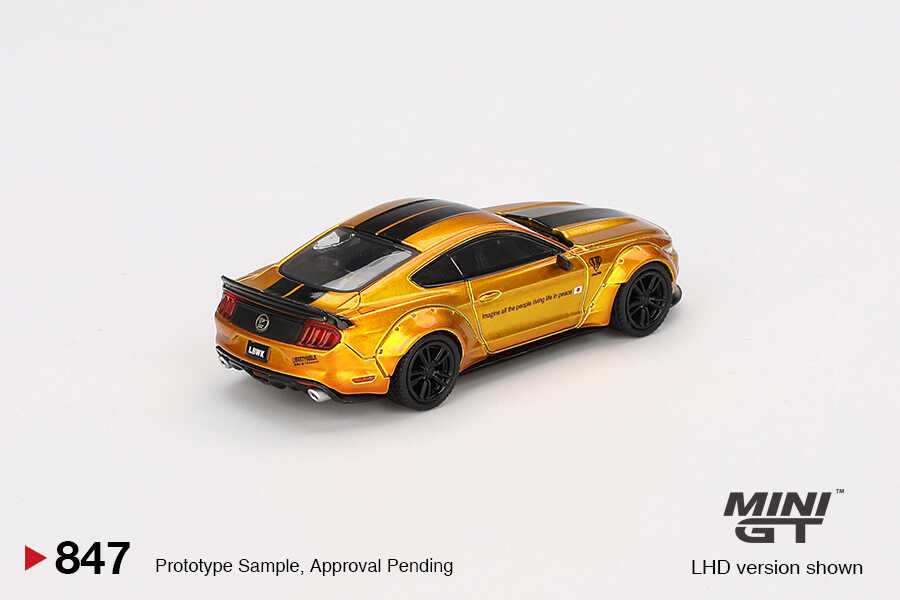 Mini GT 1/64 LB-WORKS FORD MUSTANG LB GOLD — Nita Toys