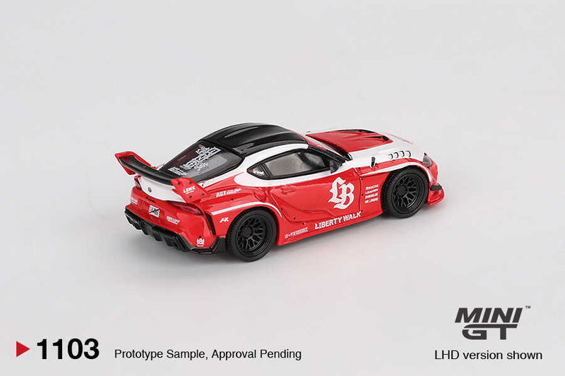 Mini GT 1/64 LB WORKS TOYOTA GR SUPRA RED WHITE
