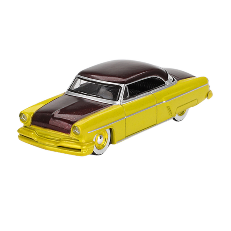 Mini GT 1/64 Lincoln Capri Hot Rod 1954 Lime Yellow