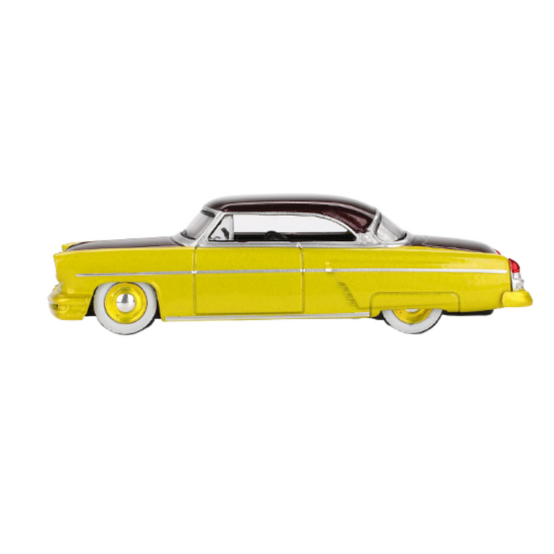 Mini GT 1/64 Lincoln Capri Hot Rod 1954 Lime Yellow