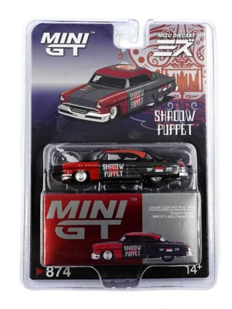Mini GT 1/64 LINCOLN CAPRI HOT ROD 1954 SHADOW PUPPET