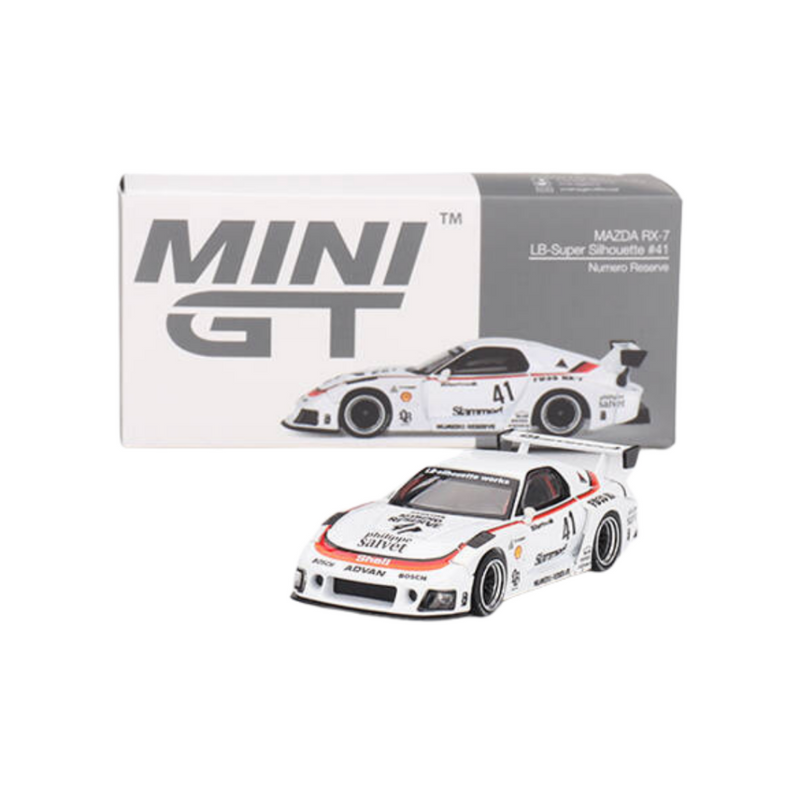 Mini GT 1/64 MAZDA RX-7 LB-Super Silhouette #41 Numero Reserve