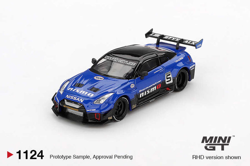 Mini Gt  1/64 NİSSAN LB SILHOUETTE WORKS GT 35 GTR  BLUE